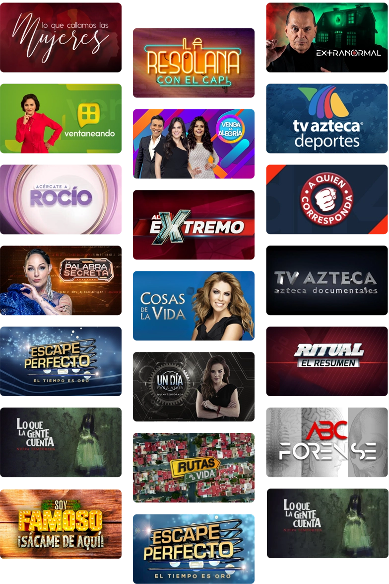 Programas De Tv Azteca